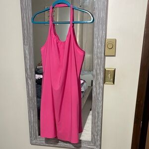 Pink Spaghetti Strap Sundress